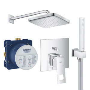 Душова система прихованого монтажу зі змішувачем Grohe Eurocube New Tempesta 250 UA26415SC3