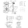 Набор инсталляция 4 в 1 Grohe Rapid SL 38772001 + унитаз с сиденьем Qtap Scorpio QT1433053ERMB 67299