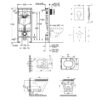 Набор инсталляция 4 в 1 Grohe Rapid SL 38721001 + унитаз с сиденьем Qtap Scorpio QT1433053ERW 67281