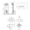 Набор Qtap инсталляция 4 в 1 с панелью смыва Nest (QT0133M425 + QT0111V1107GB) + унитаз с сиденьем Tern QT1733052ERMB 67524