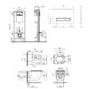 Набор Qtap инсталляция 4 в 1 с панелью смыва Nest (QT0133M425 + QT0111V1107GB) + унитаз с сиденьем Robin QT13332141ERMB 67455