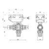 Шаровой зонный вентиль ICMA 344 3/4″ 73961