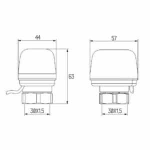 Сервопривод ICMA 983 NO 230V