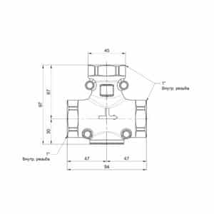 Антиконденсационный клапан ICMA 133 DN25/55°