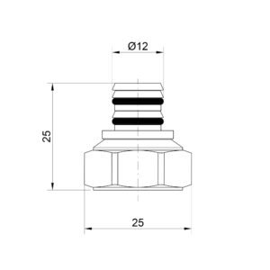 Наконечник Icma 1/2″ 16х2 №98