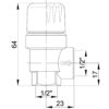 Предохранительный клапан Icma  1/2″ ВР 10 бар №241 74269