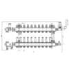 Коллектор группа ICMA A2K013 1″ х 10 73081