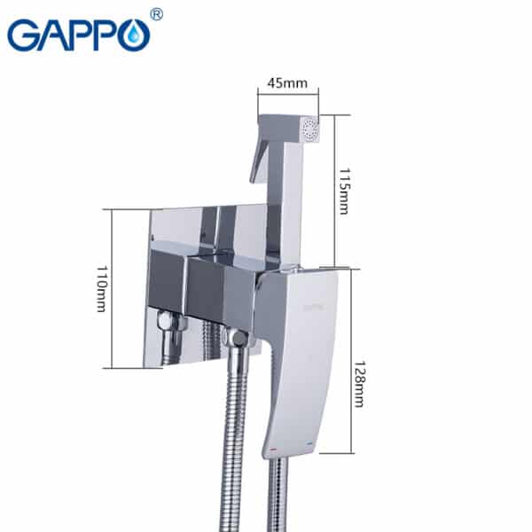 Смеситель для гигиенического душа Gappo Jacob G7207-1 фото 