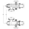 Коннектор для коллектора SD Forte 1″ SF005W25 76833