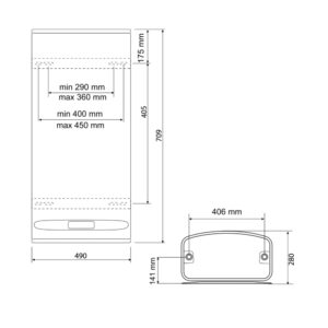 Водонагреватель Tesy BelliSlimo DRY 50 л, сухой ТЭН 2,4 кВт (GCR502724DE31EC) 305064