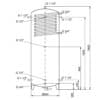 Теплоаккумулятор Thermo Alliance TAI-10 1000 с теплообменником 1,4 кв. м без изоляции 77089