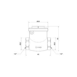 Запорный клапан ICMA 51 1/2″ лепестковый