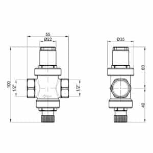 Редуктор давления ICMA MIGNON 247 1/2″