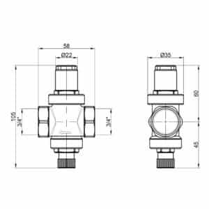 Редуктор давления ICMA MIGNON 247 3/4″