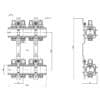 Коллектор сборный ICMA K005 1″ х 4 73331