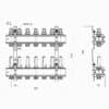 Коллектор с расходомерами ICMA К013 1″ х 7 73347