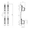 Кронштейн коллекторный ICMA 208, 1″ 73465