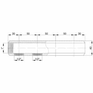 Коллектор Icma 1″ 4 выхода №1102