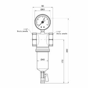 Самопромывной фильтр ICMA 750 1 1/2″