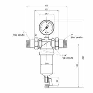 Самопромывной фильтр ICMA 751 1 1/4″