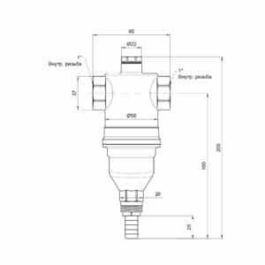 Самопромывной фильтр Icma 1″ №745