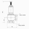 Предохранительный клапан Icma 1″ ВР №254 73613