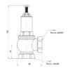 Предохранительный клапан Icma 1″ 1/4 ВР №254 73610