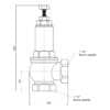 Предохранительный клапан Icma 1″ 1/2 ВР №254 73607