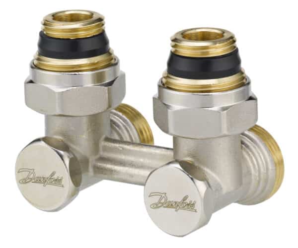 Подключение DANFOSS RLV-KS Rp3/4″ x G1/2″ угловой фото 