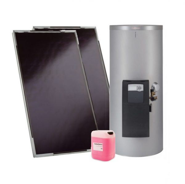 Пакет VIESSMANN VITOSOL 141-FM 4,6 м² + Vitocell 100-B тип CVBA 250 л + SM1 фото 