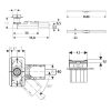 Комплект Geberit CleanLine, высота стяжки 65-90мм 38611