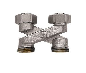 Перекрестие HERZ Х-образное Rp 3/4″ x G 3/4″, 40 мм