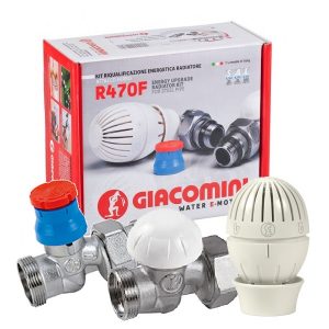 Комплект радиаторный GIACOMINI R470A 1/2″ x 16 прямой